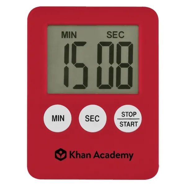 2 1/8" x 2 3/4" magnetic timer with a large digital... from ASI 88060 Snugz/USA Inc / Sweda®