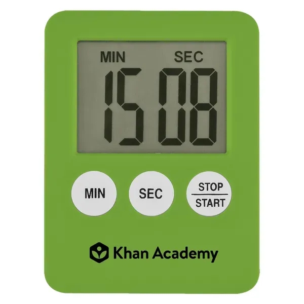2 1/8" x 2 3/4" magnetic timer with a large digital... from ASI 88060 Snugz/USA Inc / Sweda®