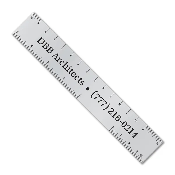 6 inch .032 Metalphoto® aluminum ruler w/ architect & engineer scales.... from ASI 53430 Executive Line / Executive Line®