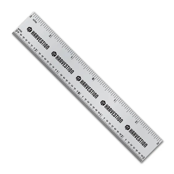 6 inch 0.025 aluminum ruler with center finding scales. Printed one... from ASI 53430 Executive Line / Executive Line®