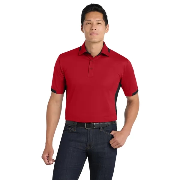 Port Authority Dry Zone Colorblock Ottoman Polo.... from ASI 84863 SanMar