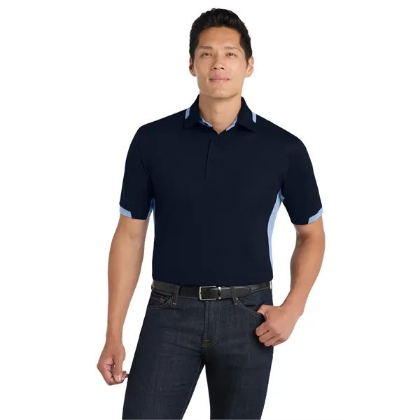 Port Authority Dry Zone Colorblock Ottoman Polo.... from ASI 84863 SanMar