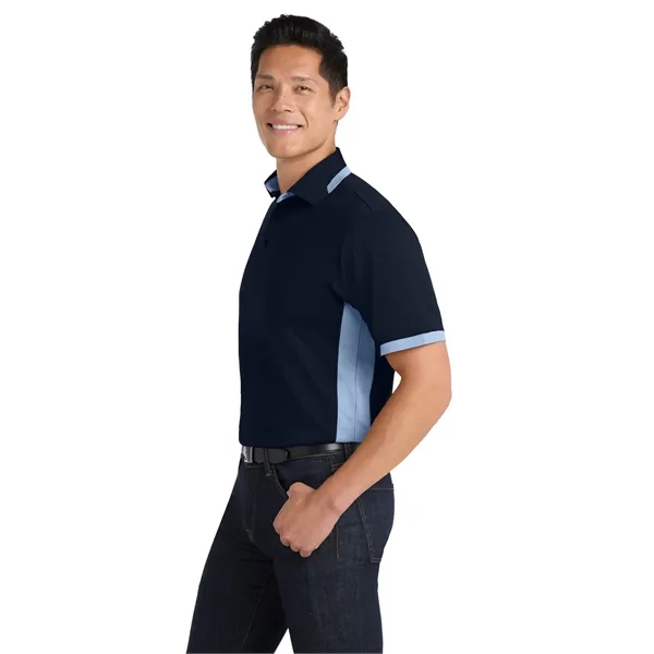 Port Authority Dry Zone Colorblock Ottoman Polo.... from ASI 84863 SanMar