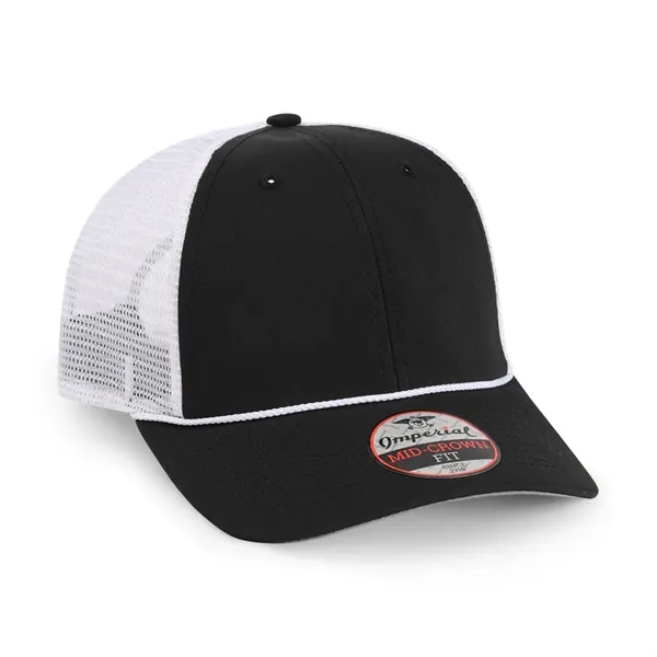 Imperial 7055 6-Panel The Night Owl Performance Rope Cap with leatherette... from ASI 74601 Calico