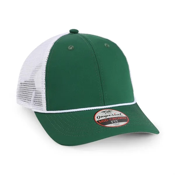 Imperial 7055 6-Panel The Night Owl Performance Rope Cap with leatherette... from ASI 74601 Calico