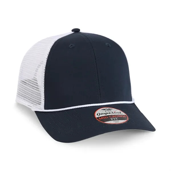 Imperial 7055 6-Panel The Night Owl Performance Rope Cap with leatherette... from ASI 74601 Calico