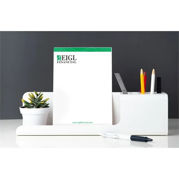 4" x 6" custom printed notepad with 50 self-adhesive sheets.... from ASI 91240 3M/Promotional Markets Dept