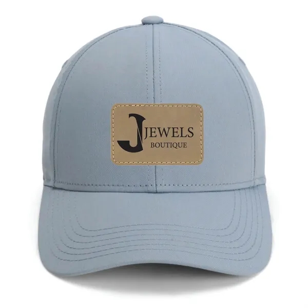 Imperial 1988 6-Panel The Whitaker Soft Washed Poly Cap with leatherette... from ASI 74601 Calico