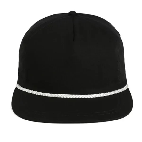 Imperial DNA001 5-Panel Original Rope Cap with leatherette patch or embroidery... from ASI 74601 Calico