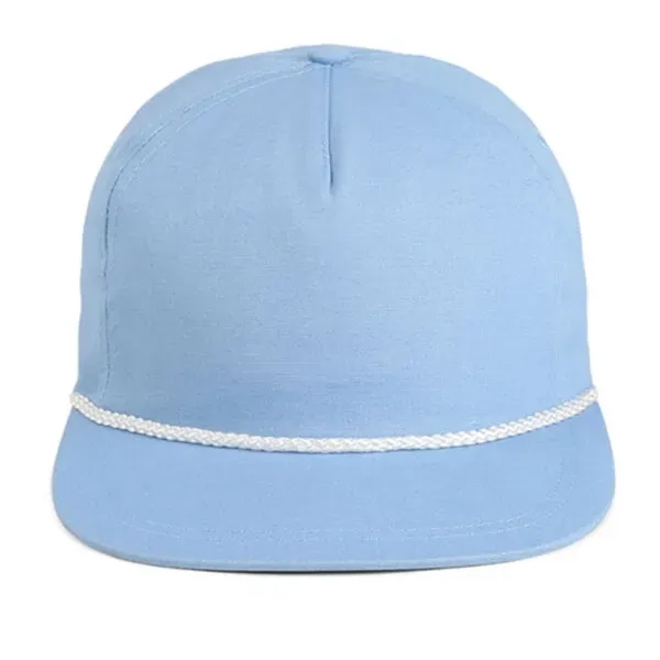 Imperial DNA001 5-Panel Original Rope Cap with leatherette patch or embroidery... from ASI 74601 Calico