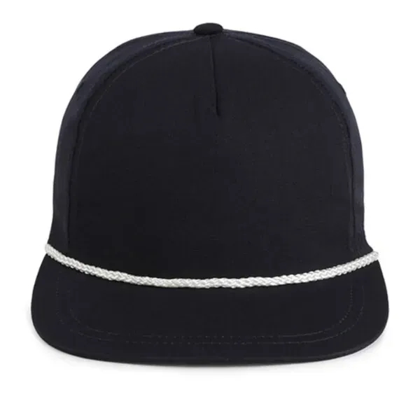 Imperial DNA001 5-Panel Original Rope Cap with leatherette patch or embroidery... from ASI 74601 Calico