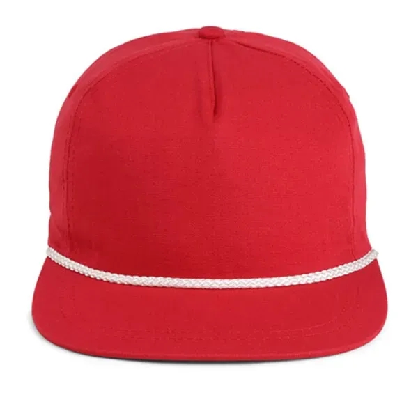 Imperial DNA001 5-Panel Original Rope Cap with leatherette patch or embroidery... from ASI 74601 Calico