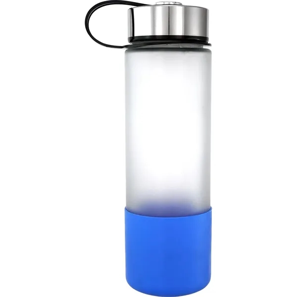 Metal Lanyard Lid 22 oz. Frosted Glass Grip Bottle... from ASI 30208 A P Specialties / AP Specialties