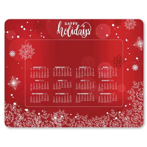 Holiday-themed picture frame with punch-out calendar magnet.... from ASI 68507 The Magnet Group / Magnet LLC™