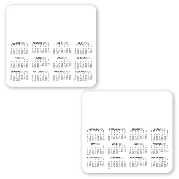 3.88" x 3.5" double sided magnet with calendar and four color... from ASI 68507 The Magnet Group / Magnet LLC™