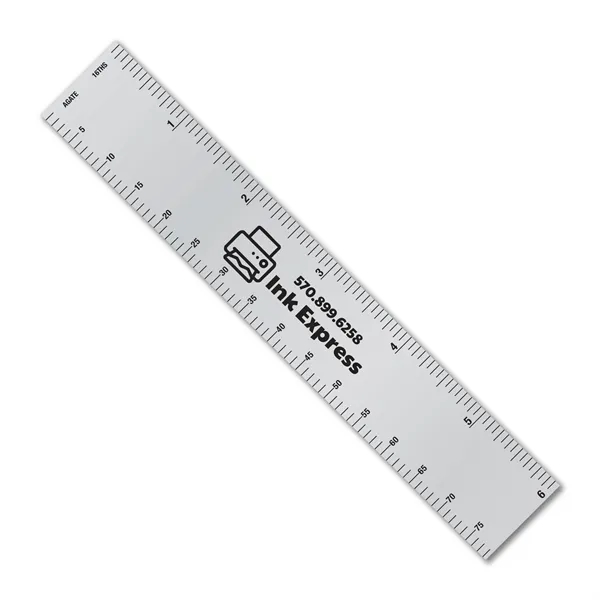 .025 6" aluminum ruler with printing & publishing scales. Printed 1... from ASI 53430 Executive Line / Executive Line®