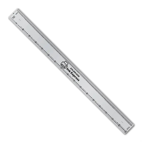 18 inch .032 Metalphoto® aluminum ruler w/ printing & publishing scales.... from ASI 53430 Executive Line / Executive Line®