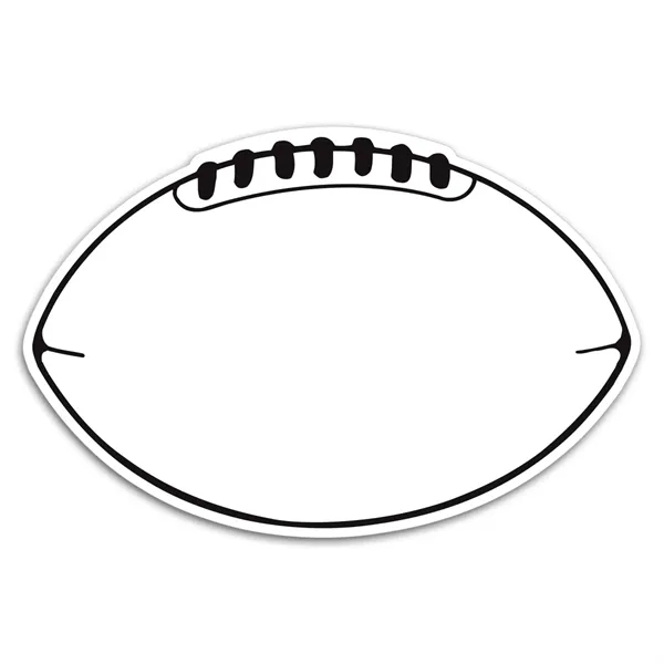 4 1/4" x 6 3/8" football themed schedule magnet with 0.020... from ASI 68507 The Magnet Group / Magnet LLC™