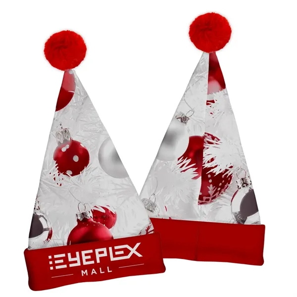 Santa hat made from white polyester fleece. One adult size fits... from ASI 93987 Martini-Vispak Inc.
