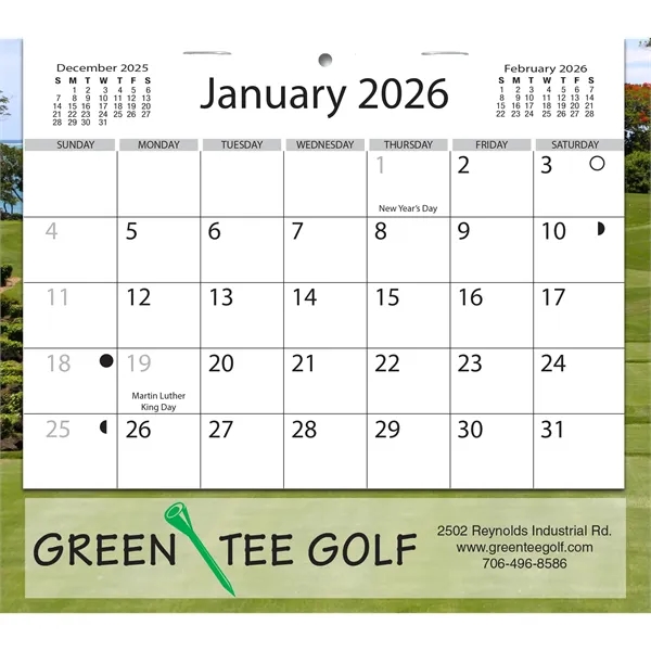 Mini single custom photo wall calendar with Standard Features: December -... from ASI 50873 Drum-Line / Drum-line Inc