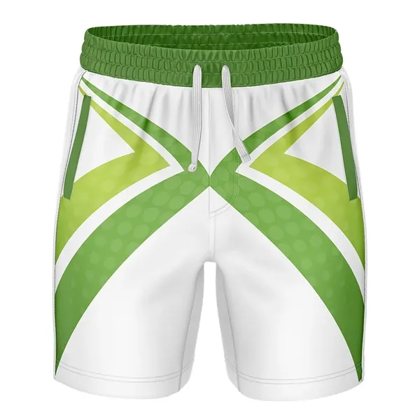 Soccer shorts constructed from durable soft lightweight 5 oz. stretch polyester... from ASI 93987 Martini-Vispak Inc.