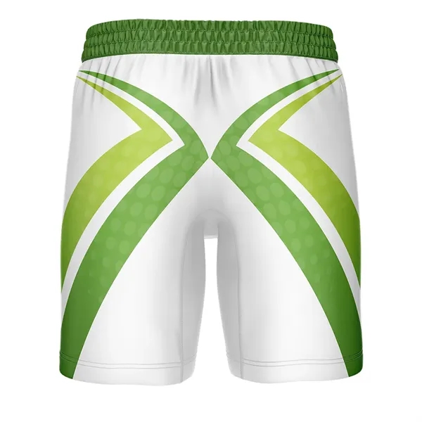 Soccer shorts constructed from durable soft lightweight 5 oz. stretch polyester... from ASI 93987 Martini-Vispak Inc.