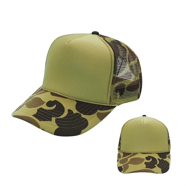 Trucker Cap with Camo Pattern... from ASI 31517 Admart Products