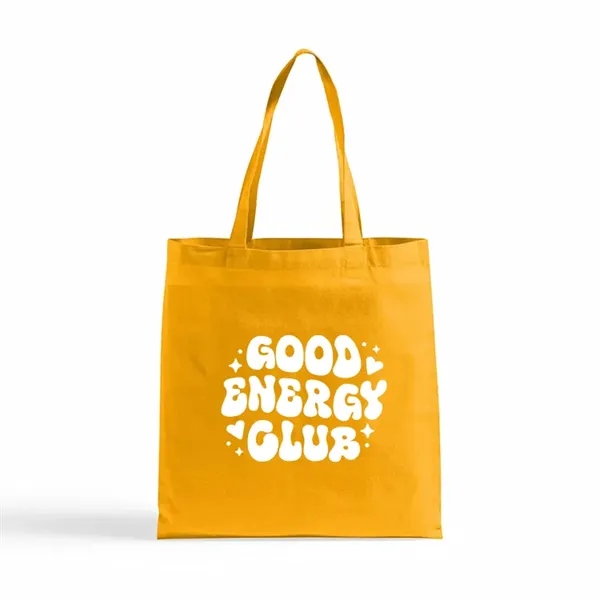 Colored Eco-friendly 6 oz. basic cotton tote, 16"h x 15"w.... from ASI 67557 LimeLight Ent / Limelight USA