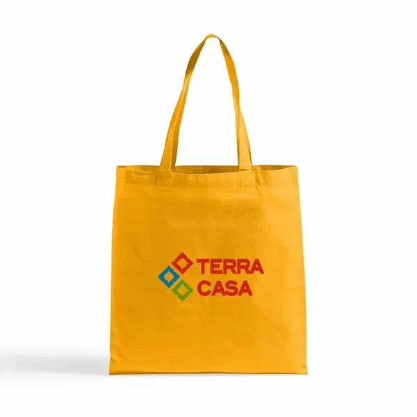 Colored Eco-friendly 6 oz. basic cotton tote, 16"h x 15"w.... from ASI 67557 LimeLight Ent / Limelight USA