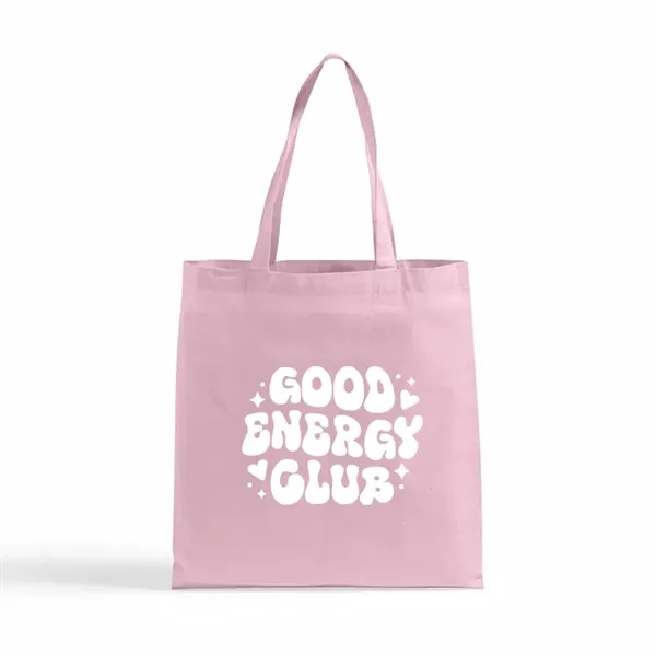 Colored Eco-friendly 6 oz. basic cotton tote, 16"h x 15"w.... from ASI 67557 LimeLight Ent / Limelight USA