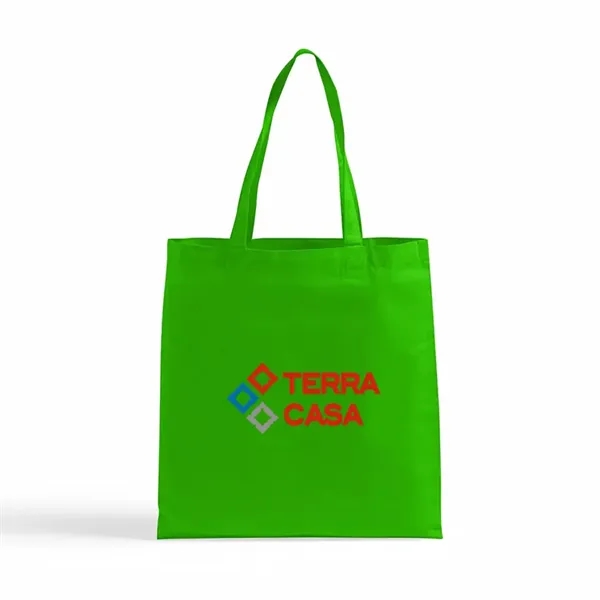 Colored Eco-friendly 6 oz. basic cotton tote, 16"h x 15"w.... from ASI 67557 LimeLight Ent / Limelight USA