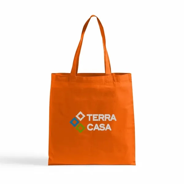 Colored Eco-friendly 6 oz. basic cotton tote, 16"h x 15"w.... from ASI 67557 LimeLight Ent / Limelight USA