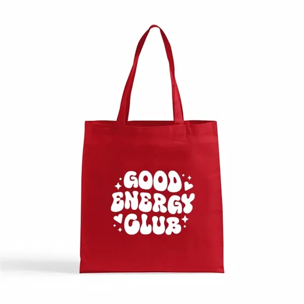 Colored Eco-friendly 6 oz. basic cotton tote, 16"h x 15"w.... from ASI 67557 LimeLight Ent / Limelight USA