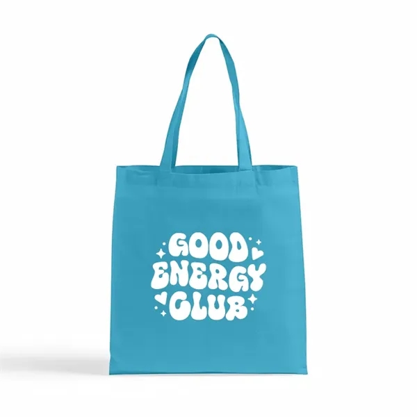 Colored Eco-friendly 6 oz. basic cotton tote, 16"h x 15"w.... from ASI 67557 LimeLight Ent / Limelight USA