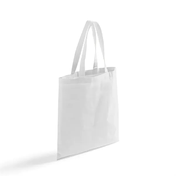 Colored Eco-friendly 6 oz. basic cotton tote, 16"h x 15"w.... from ASI 67557 LimeLight Ent / Limelight USA