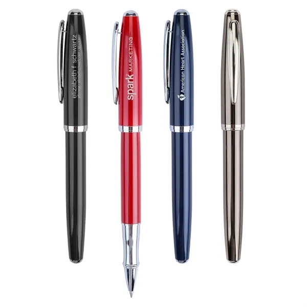 Stanford Roller Brass Cap-Off Rollerball Pen... from ASI 46755 Cosmo Promos