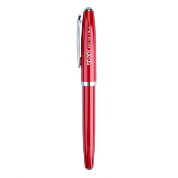 Stanford Roller Brass Cap-Off Rollerball Pen... from ASI 46755 Cosmo Promos