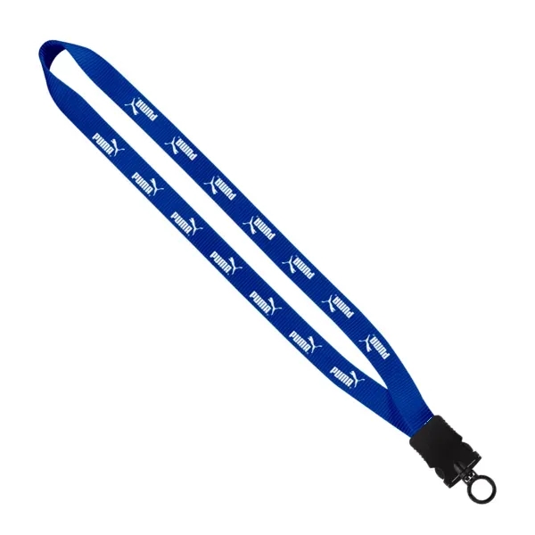 3/4" x 17" smooth nylon lanyard with snap-buckle release and O-ring.... from ASI 88060 Snugz/USA Inc / SnugZ USA®