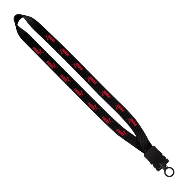 3/4" x 17" smooth nylon lanyard with snap-buckle release and O-ring.... from ASI 88060 Snugz/USA Inc / SnugZ USA®
