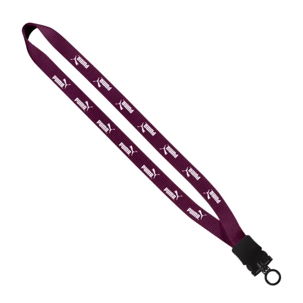 3/4" x 17" smooth nylon lanyard with snap-buckle release and O-ring.... from ASI 88060 Snugz/USA Inc / SnugZ USA®
