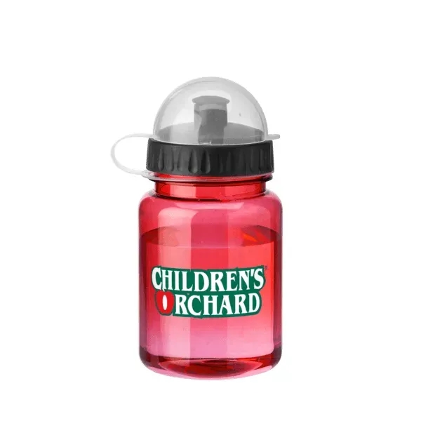 Straight wall mini translucent water bottle with 12 ounce capacity and... from ASI 88060 Snugz/USA Inc / Sweda®