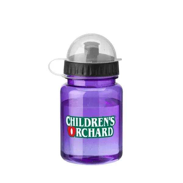 Straight wall mini translucent water bottle with 12 ounce capacity and... from ASI 88060 Snugz/USA Inc / Sweda®