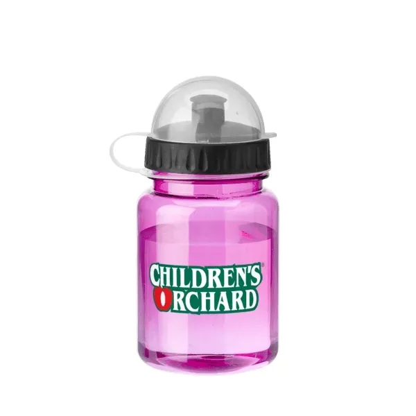 Straight wall mini translucent water bottle with 12 ounce capacity and... from ASI 88060 Snugz/USA Inc / Sweda®