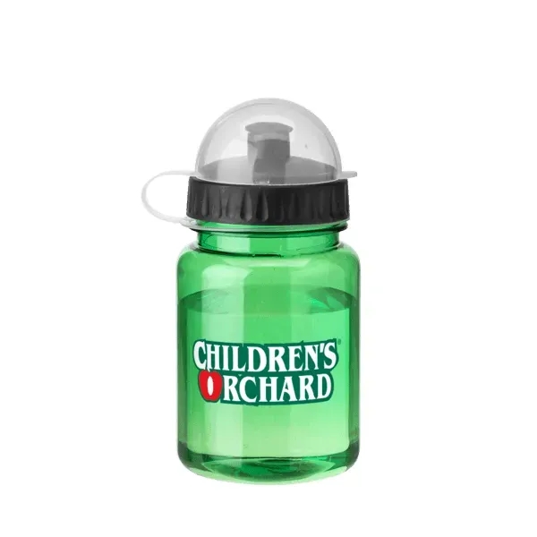 Straight wall mini translucent water bottle with 12 ounce capacity and... from ASI 88060 Snugz/USA Inc / Sweda®