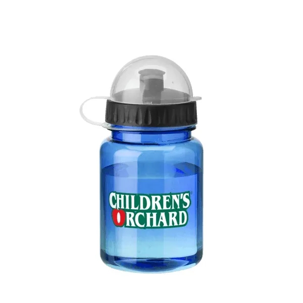 Straight wall mini translucent water bottle with 12 ounce capacity and... from ASI 88060 Snugz/USA Inc / Sweda®