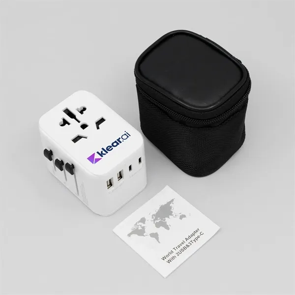 International Travel Adapter with 2 USB ports and 3 Type-C ports.... from ASI 68190 Lungsal / Lungsal