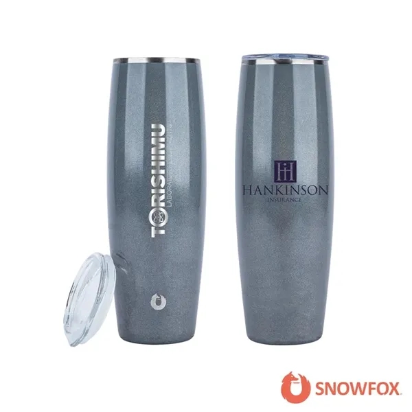 Snowfox® 24 oz. Shimmer Finish Vacuum Insulated Beer Tumbler... from ASI 67866 Logomark/Valumark