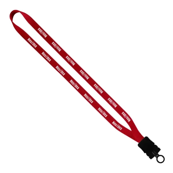 1/2" x 17" smooth nylon lanyard with snap buckle release hardware... from ASI 88060 Snugz/USA Inc / SnugZ USA®