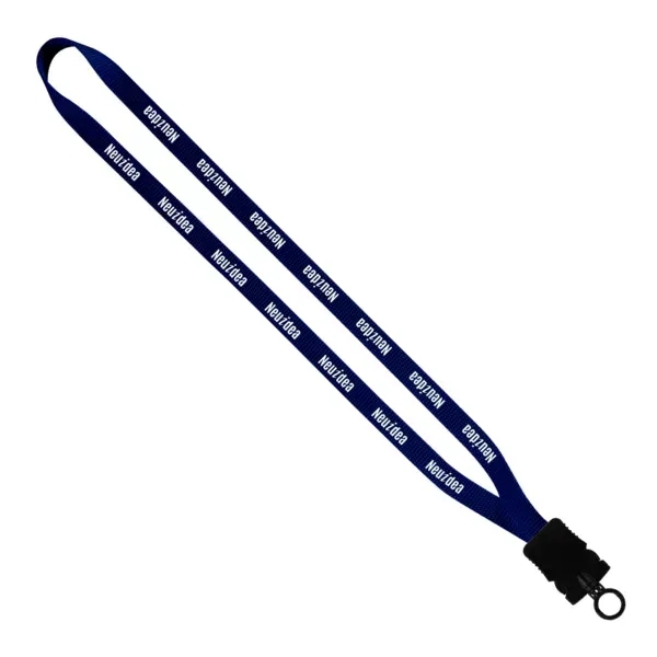 1/2" x 17" smooth nylon lanyard with snap buckle release hardware... from ASI 88060 Snugz/USA Inc / SnugZ USA®