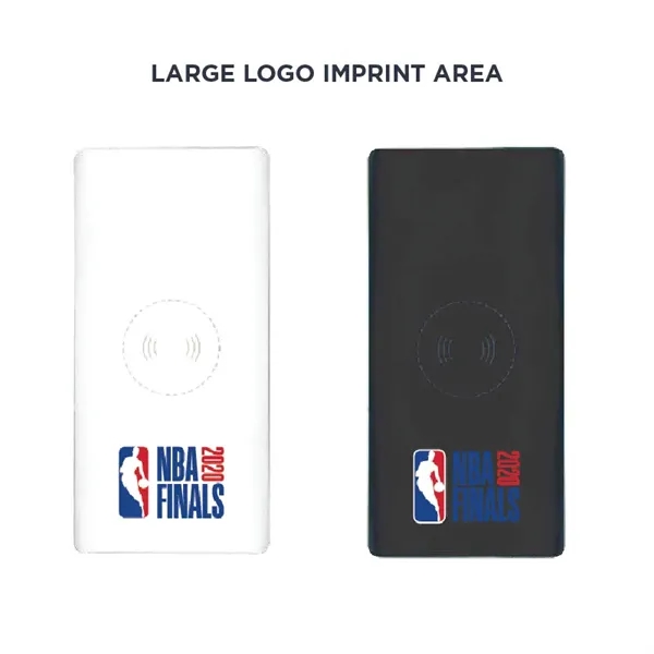 Qi wireless charger with 10,000 mAh (10k mAh) power bank... from ASI 68190 Lungsal / Lungsal